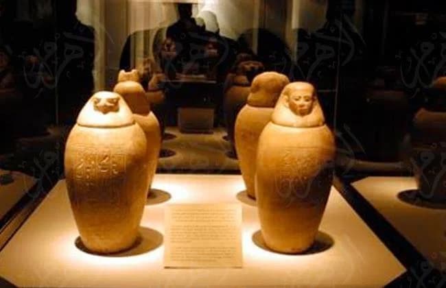 Pieces exposees au musee de la momification a Louxor