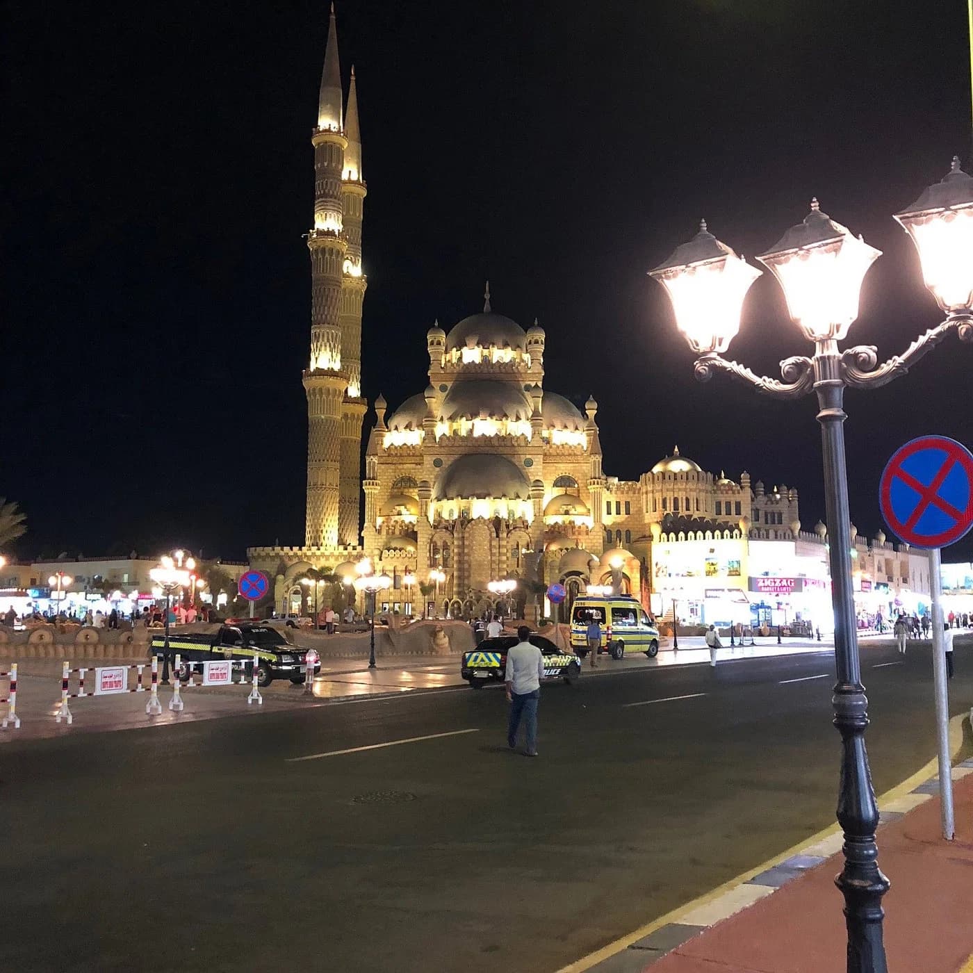 Mosquée du vieux marché, Charm el-Cheikh la nuit